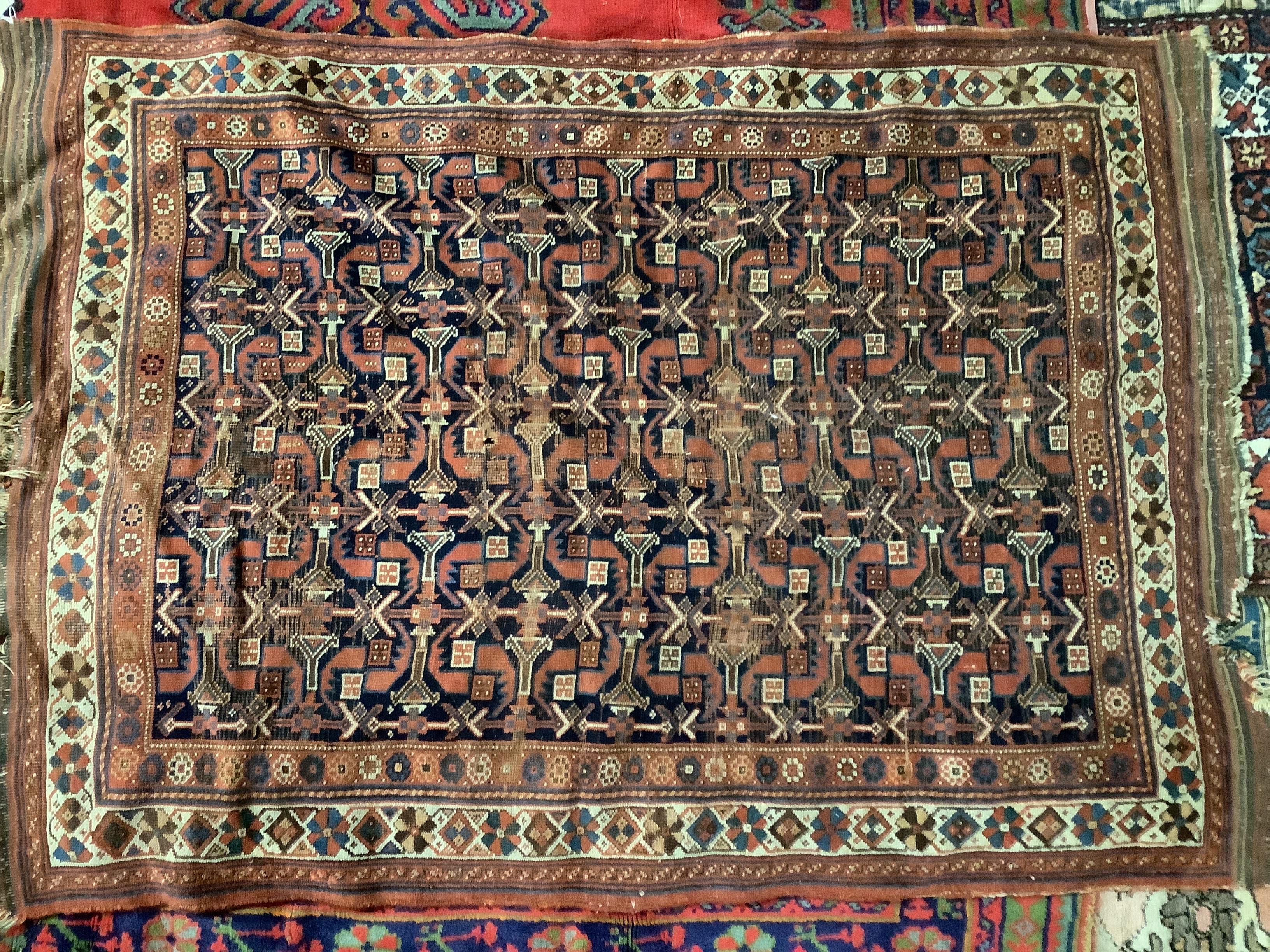 An antique Afshar rug, 172 x 120cm